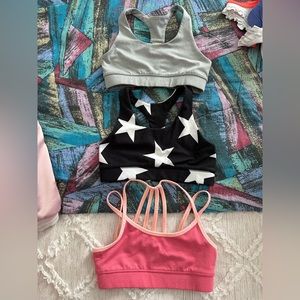 DSG Sports Bras Lot of 3 size small (8-9) EUC